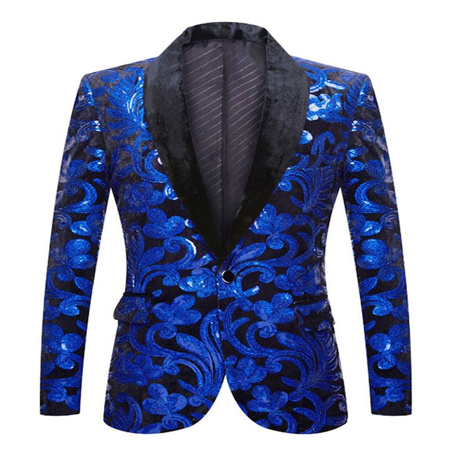 Детские Модные Пиджаки Блейзеры с Золотыми Блестящими Пайетками и Цветочным Узором