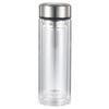 Стеклянная бутылка для заваривания чая с двойными стенками и крышкой, 320 мл