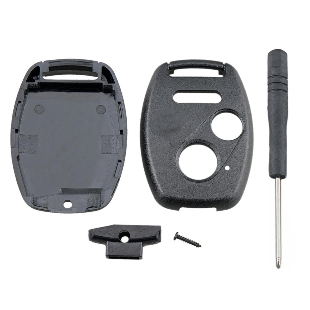 Чехол для автомобильного ключа, чехол для дистанционного брелока, 2+1 кнопка, 3+1 кнопка, прямой корпус ключа для Honda Cr-V Civic Insight 2003–2013 гг. Чехол для брелока