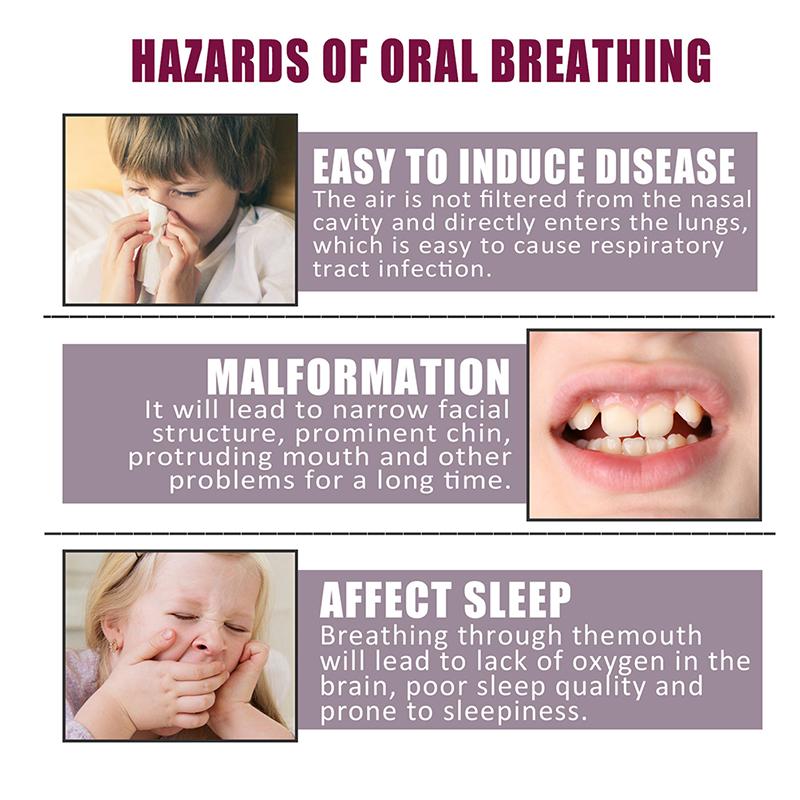 30 шт./кор. наклейки для коррекции полости рта, наклейки против храпа для детей, улучшающие ночной сон, нос, дыхание, пластырь для коррекции полости рта, ортезная лента