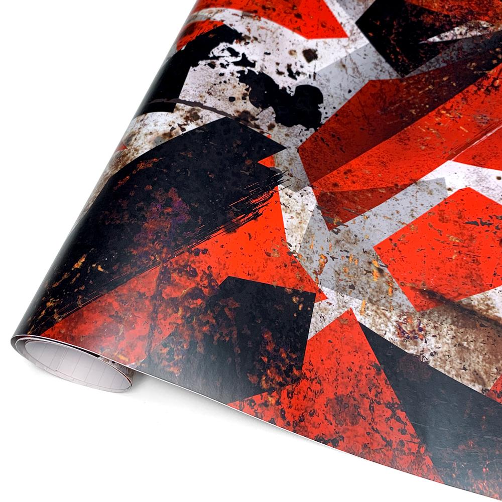 Rust Camouflage Vehicle Decoration Vinyl Paper for Car Tint Auto Outdoor Accessories Motorcycles Supplies Car Body Films Wrap