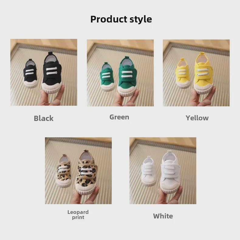 Детские низкие кеды из парусины на липучках - мягкая подошва, весна/осень, белые, унисекс, детская обувь