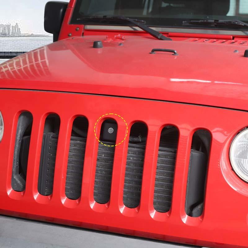 Замок капота JK для Jeep Wrangler, запирающиеся защелки капота для Jeep Wrangler JK JKU 2007-2018, защита от кражи, устранение дрожания капота, металл