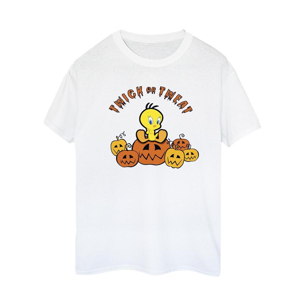 Looney Tunes Womens/Ladies Twick Or Tweat Cotton Boyfriend T-Shirt