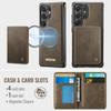 For Samsung Galaxy S26 Ultra Magnetic Case CASEME ME80 Series Leather PC TPU Phone Cover with Detachable Wallet