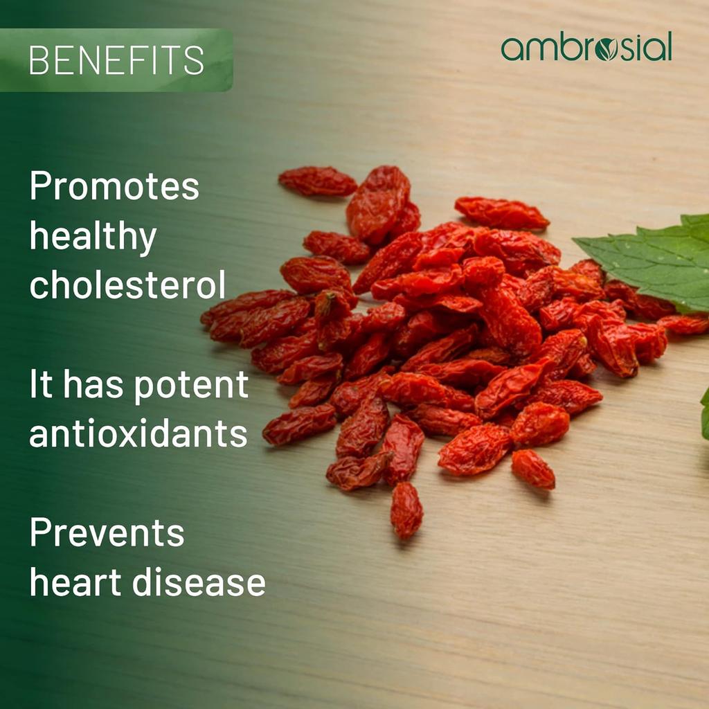 AMBROSIAL Berberine HCL 500 мг в каждой капсуле Высококонцентрированные добавки с берберином для контроля диабета и уровня сахара в крови (Упаковка 1-60 капсул)