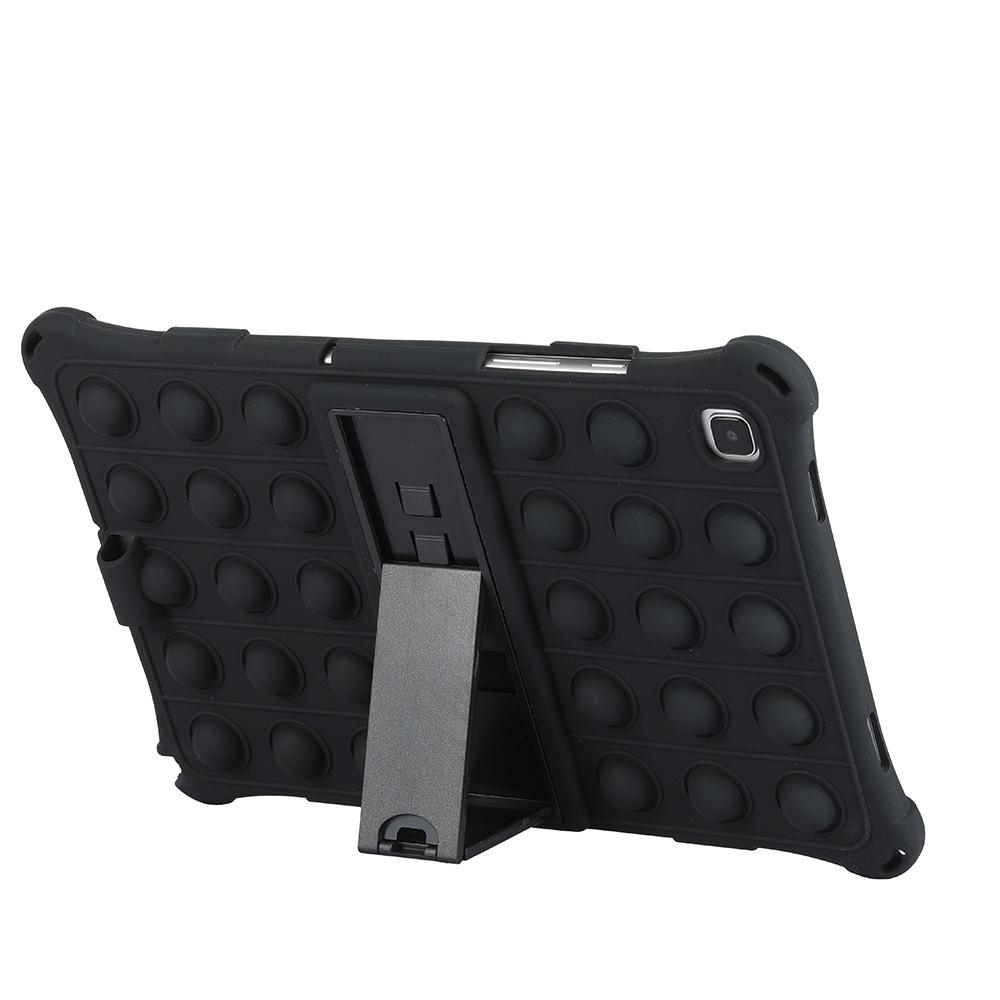 Compatible Protective Silicone Case for Samsung Tab A7 T500/T505 - Full Coverage, Anti-Drop, Color Block Design