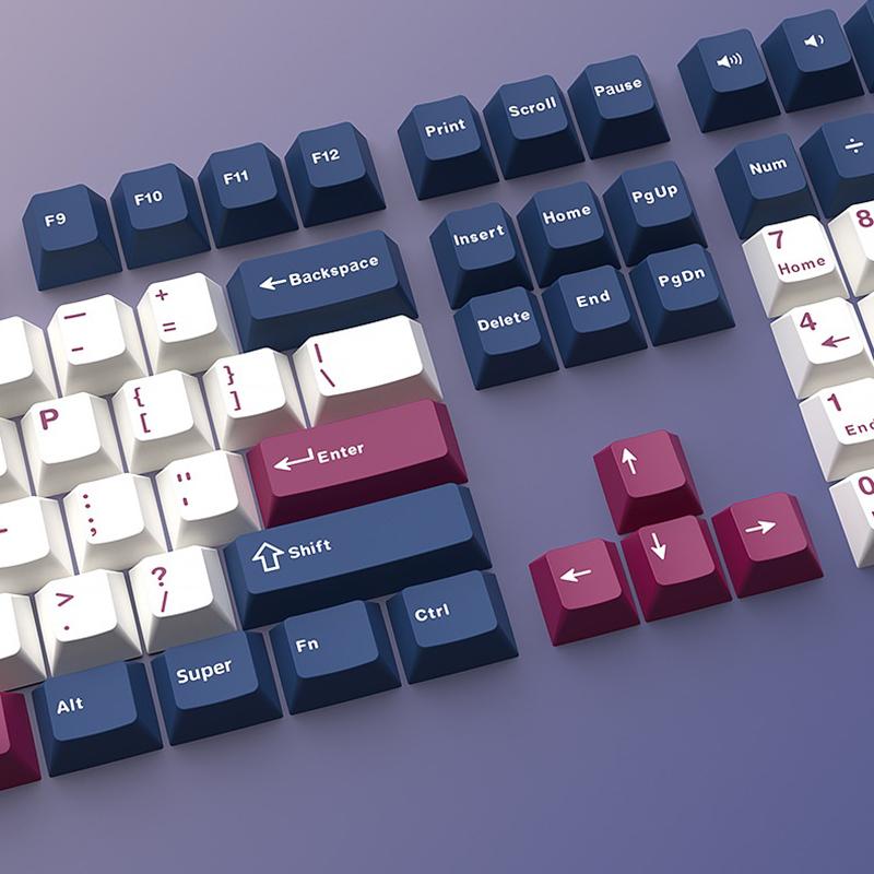 126 Клавиш Двойной Прострел Колпачок Pbt Cherry Механическая Игровая Клавиатура Для Переключателя Mx Колпачок Gmk67 Gmk87 Gmk61 Игровая Клавиатура Клавишный Колпачок