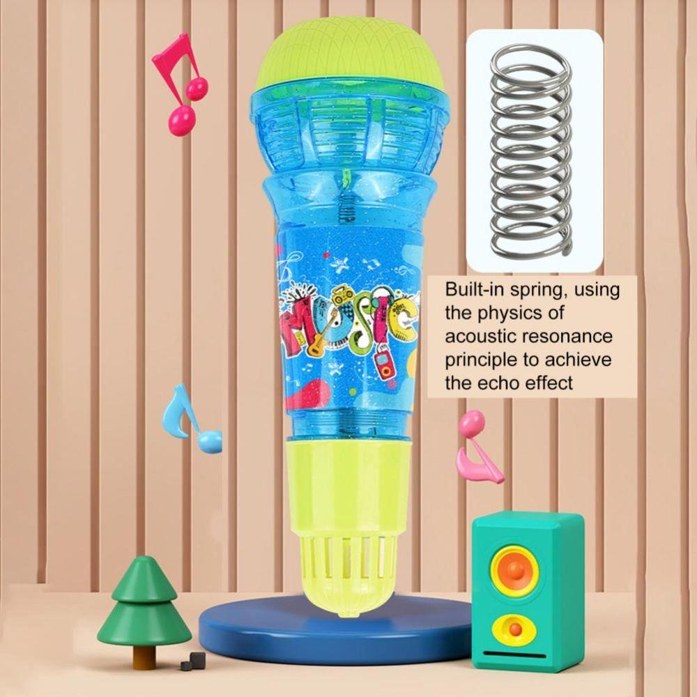 Multicolor Music Instrument Toys Plastic Singing Song Toy Creative Kids Echo Microphone Children