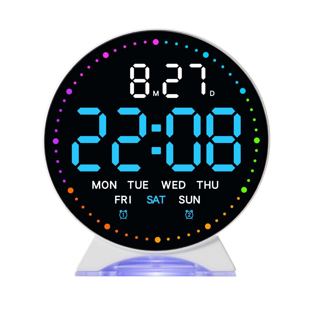 Electronic Bedside Alarm Clock With Countdown And Weekday Display For Home Use