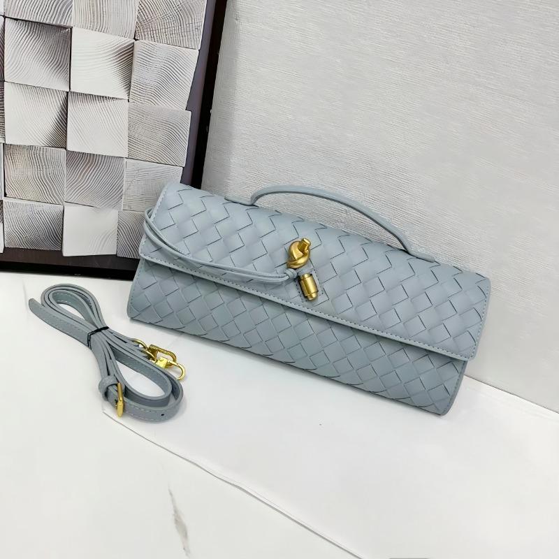 Hand-woven Bag, Hardware Lock, Dinner Bag, High-end Shoulder Bag, Women's Underarm Clutch Bag