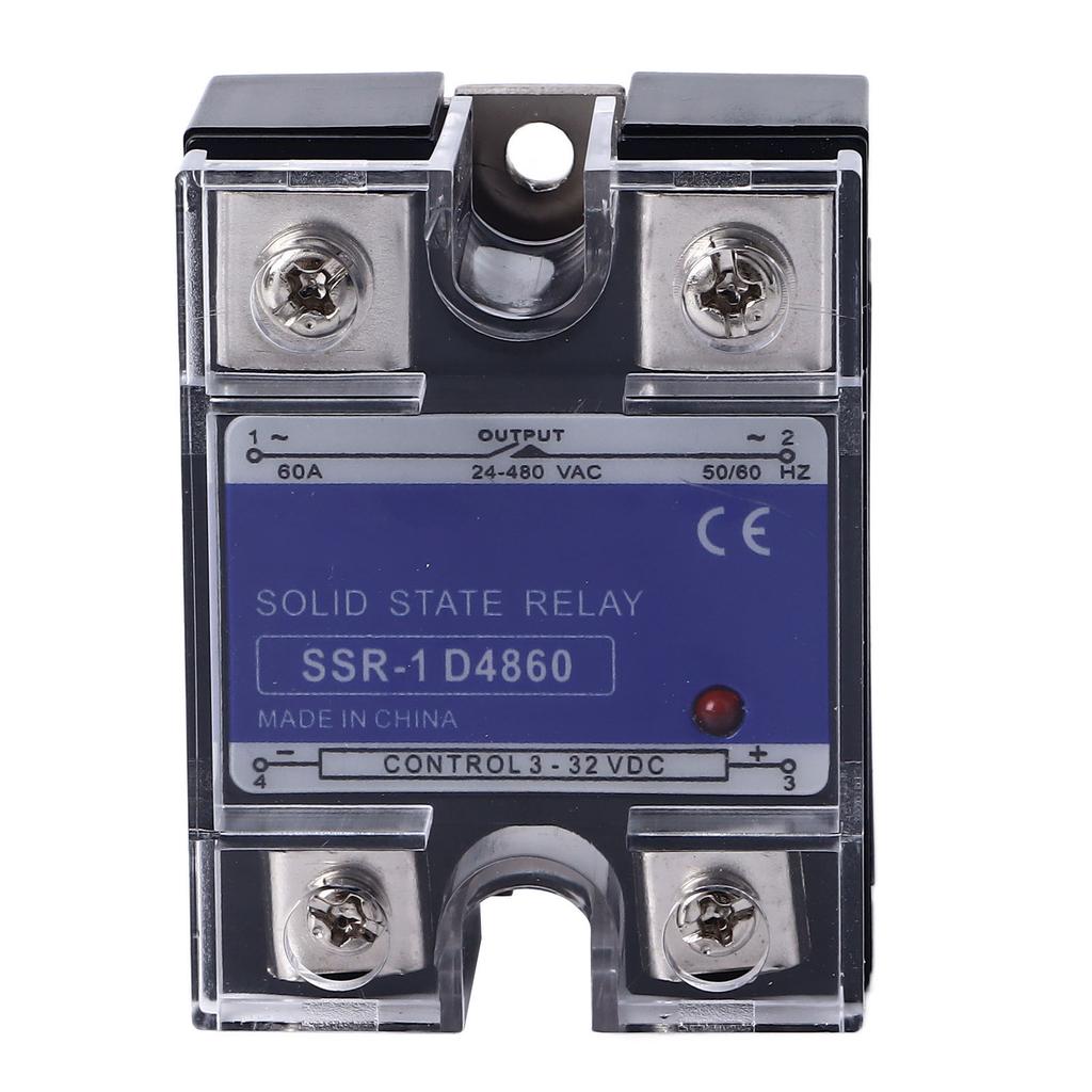 Однофазное твердотельное реле постоянного тока в переменный ток SSR Твердотельный регулятор напряжения Вход 3?Нагрузка 32 В постоянного тока