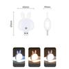 USB Night Lights Night Light Dormitory Bedside Book Lamp Eye Protection Student Study Reading Portable Direct Plug Night Light