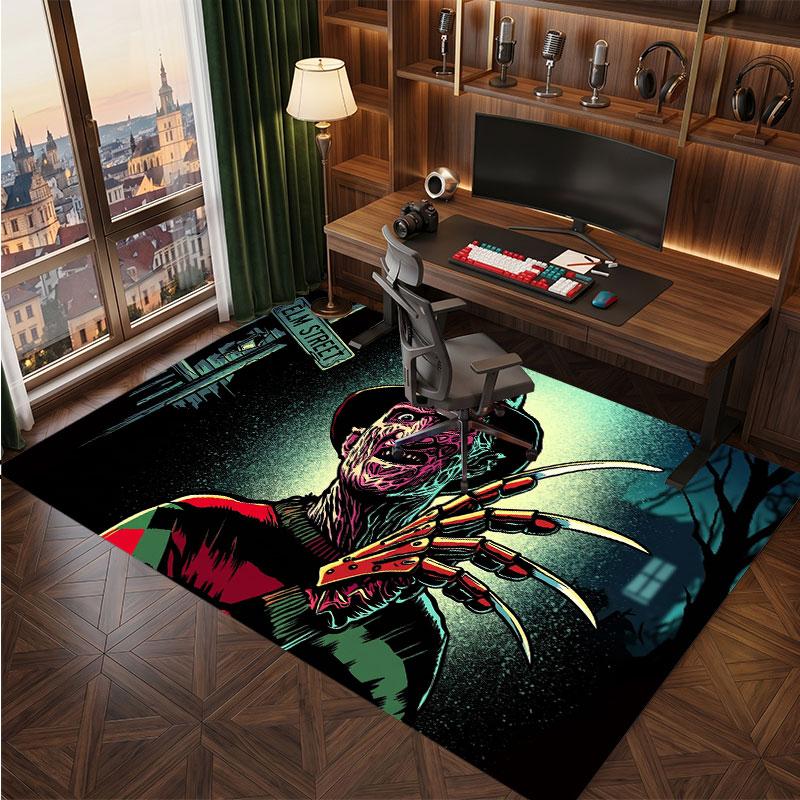 A Nightmare on Elm Street Freddy Krueger Rug Soft Thick Non Slip Floor Carpet for Bedroom Living Room Home Decor