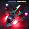 Electric Universal Transformable Fighter Childrens Toy Light Music Helicopter