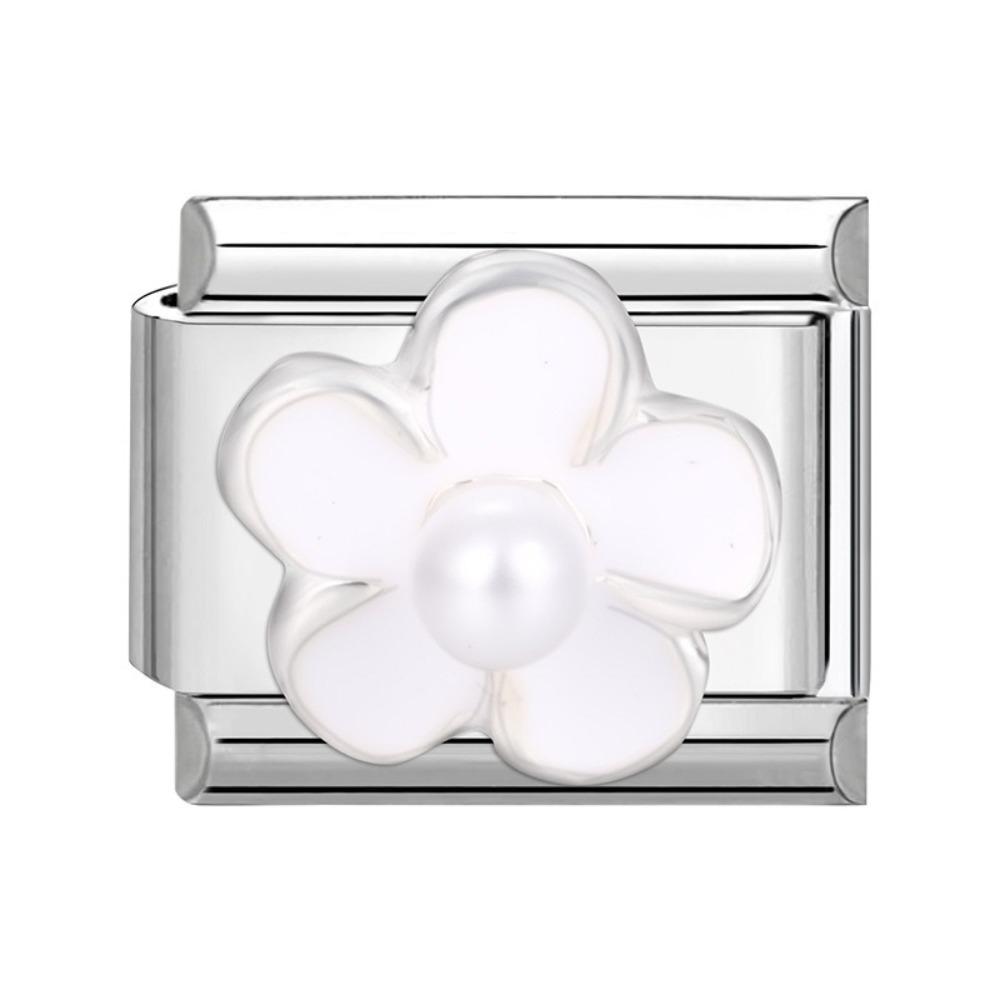 Браслет-шарм из нержавеющей стали, звеньевой, с бантом, ювелирное украшение, модный модульный браслет, аксессуары, подарок