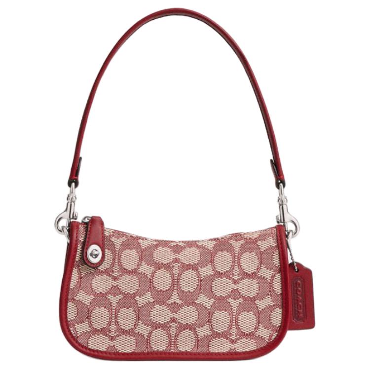 Coach Сумка через плечо Eliza Signature Canvas Кожа Жаккард Для ежедневных поездок CZ923-LHXJA
