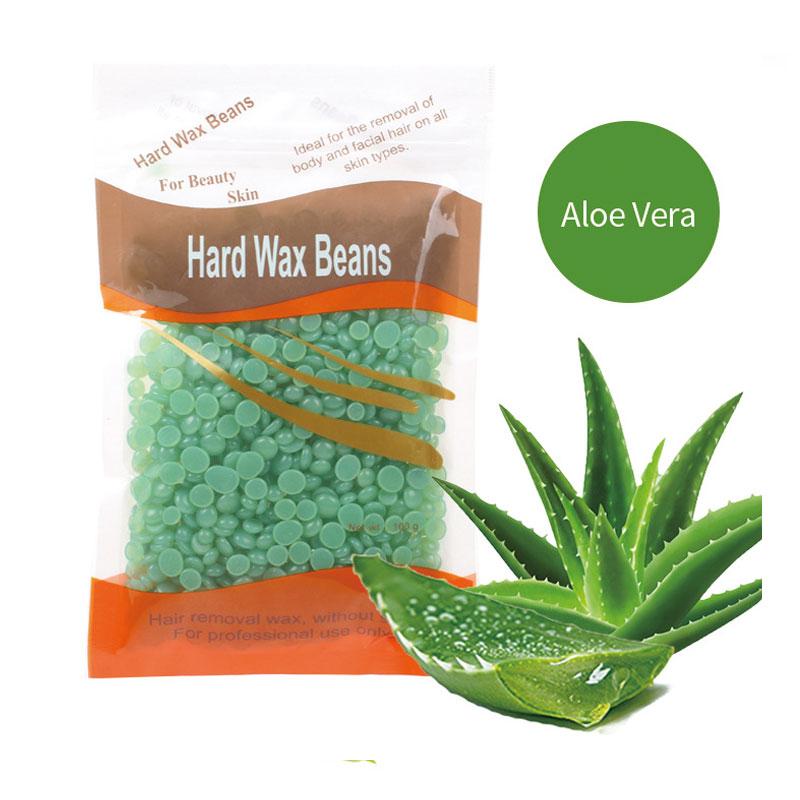 100 г твердый воск для удаления волос, фасоль, горячая пленка для депиляции, гранулы для удаления бикини, ног, рук, косметическая косметика