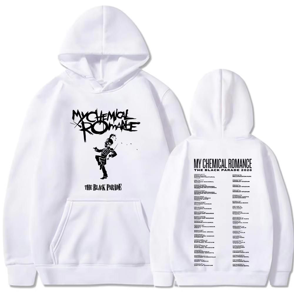 Толстовка Rock Band My Chemical Romance Худи Тур The Black Parade Мерч Худи Мужская Женская Пуловеры