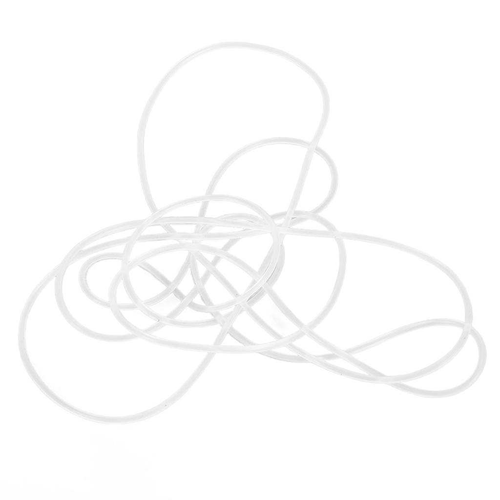 Turntable Belt Professional Replacement Transparent Record Player Rubber Belt for Record Player Component 39.4in