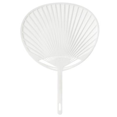 10-элементный белый пластиковый креативный прочный японский веер Uchiwa Diy Kit каркас веера для поделок ручное изготовление веера
