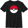 Детская футболка для мальчиков Pokemon с большим Покеболом