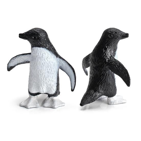 11 шт./набор Модель пингвина Мельчайшая деталь Коллекционная Твердые Антарктические Животные Фигурка пингвина Игрушка Комбо для Декора Полки