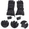 Motorcycle Heated Gloves Windproof Warm Cycling Gloves Heated Ski Gloves Fishing Camping Mittens Winter Outdoor Accessories