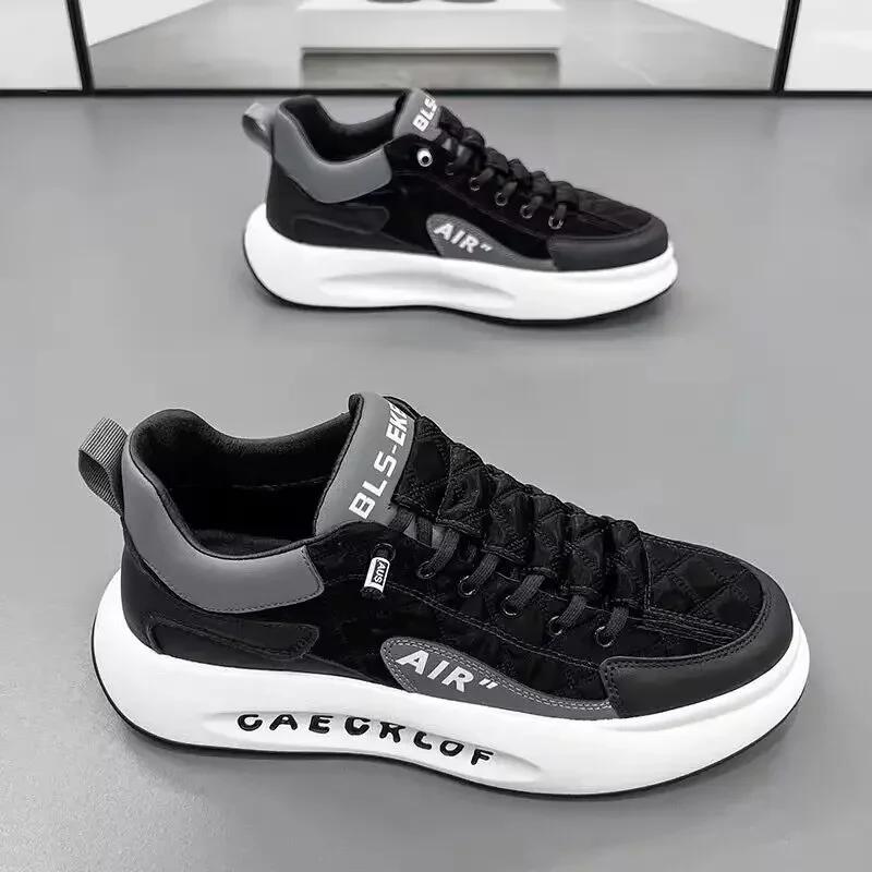 Модные мужские кроссовки, белые повседневные туфли, мужские легкие роскошные туфли для мужчин, дышащие туфли на плоской подошве, кроссовки для бега, теннисные туфли для спорта