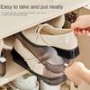 Double Layered Adjustable Shoe Rack 3rd Gear Height Adjustment Shoe Holder Shoe Organizer  Home