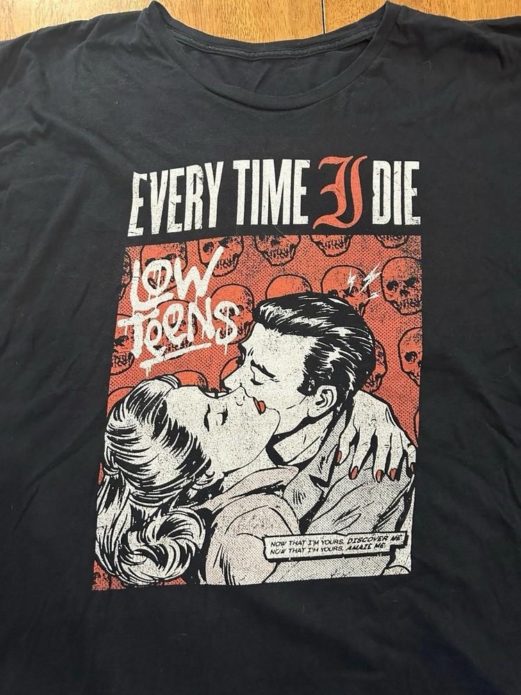 Every Time I Die Группа Low Teens Альбом Хлопок Подарок Для Фаната S-5XL ZL1770 Унисекс Футболка