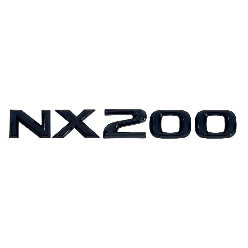 Suitable for Lexus NX series tail badge decorative metal letter stickers