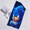 1pc Sonic4 Beach Towel, Beach and Seaside Swimming Pool Equipment, Fashion Pattern, Rectangular, Travel Essentials