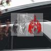 Креативные наклейки на автомобиль в виде ангельских крыльев, защита от царапин для автомобилей и мотоциклов, водонепроницаемые светоотражающие декоративные наклейки