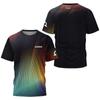 Men's Table Tennis T-Shirt Men Summer Tennis Badminton T-Shirt Top Table Tennis Club Quick Dry Short Sleeved