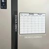 1pc Magnetic Refrigerator Dry Erase Calendar Monthly Planner Whiteboard Record Message Board Remind Memo Pad Kitchen Decor