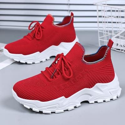 Обувь для женской обуви Универсальная летняя новинка Дышащая сетчатая обувь Обувь на толстой подошве, увеличивающая рост Удобные и повседневные туфли