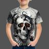 New Kids T Shirt Clothes Skull 3D Printed T-shirt For Boys Girls Summer Children's Clothing Fashion T-shirt Boy Girl Tops Tees
