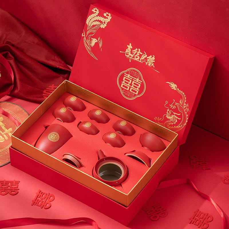 Свадебные банкетные подарки для новобрачных, подарки на помолвку для подруг и невест, приданое, практичный керамический чайный сервиз