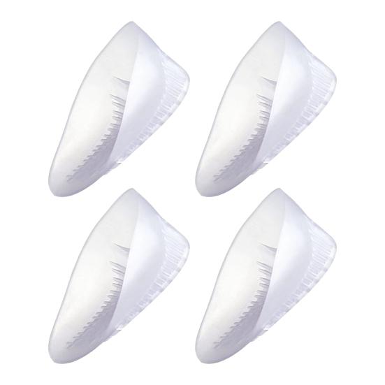 2 пары силиконовых пяточных чашек для подошвенного фасциита, гель для облегчения боли в пятках, защита для пяток, поддержка при боли в ногах, стельки для ахиллова тендинита