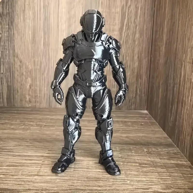 3D-печатная статуэтка Стража Тьмы, Модель персонажа Страж Тьмы, Украшение для дома и офиса