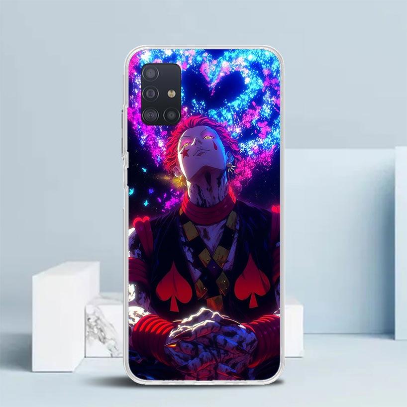 Чехол для телефона Huner X-Hunters Hisoka для Samsung Galaxy A52 A32 A22 A12 A51 A50S A30S A10S Note 20 Ultra 10 S10 Plus A31 A20 A71 A7