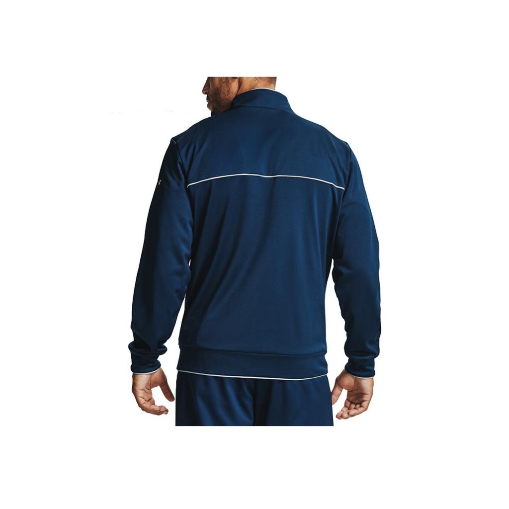 Under Armour Color Block Knit Retro Sports Jacket Men Jacket Dark-Blue 1357199-408