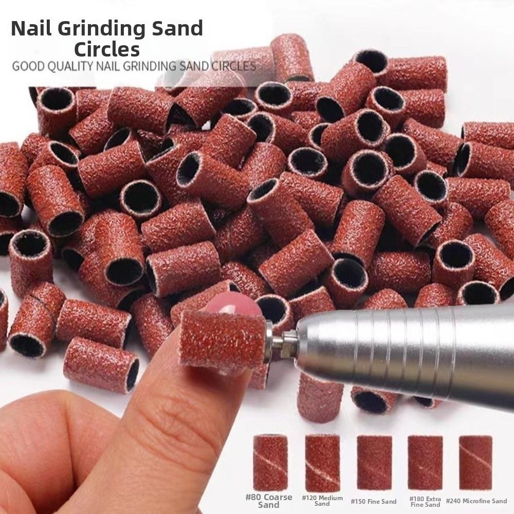 75/210Pcs Multi-functional Nail Sanding Bands Sanding Bands Nail Grinder Polish Nail Salon