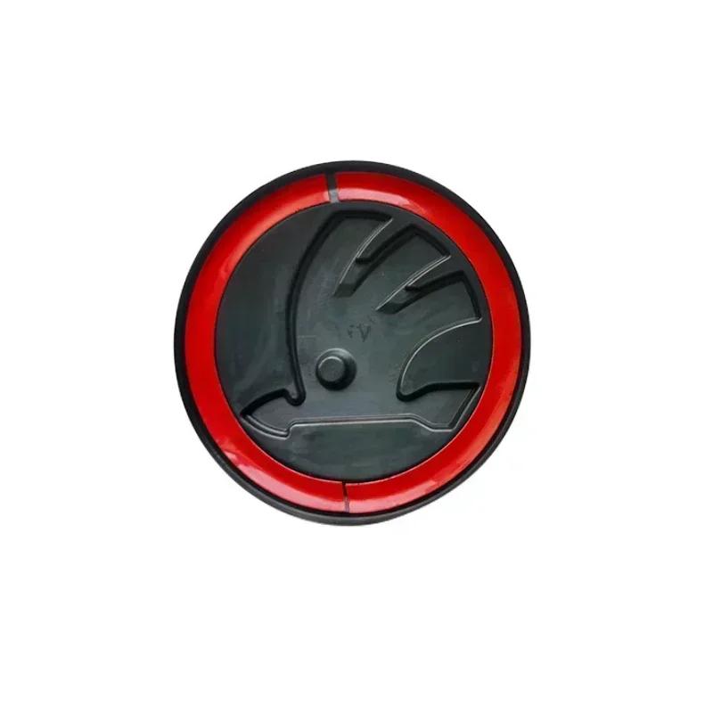 XOWS7 for Skoda Car Overlay Emblem Bonnet Badge Front Hood Sticker Superb Kodiaq Karoq Kamiq Octavia Rapid Spaceback Auto Accessories