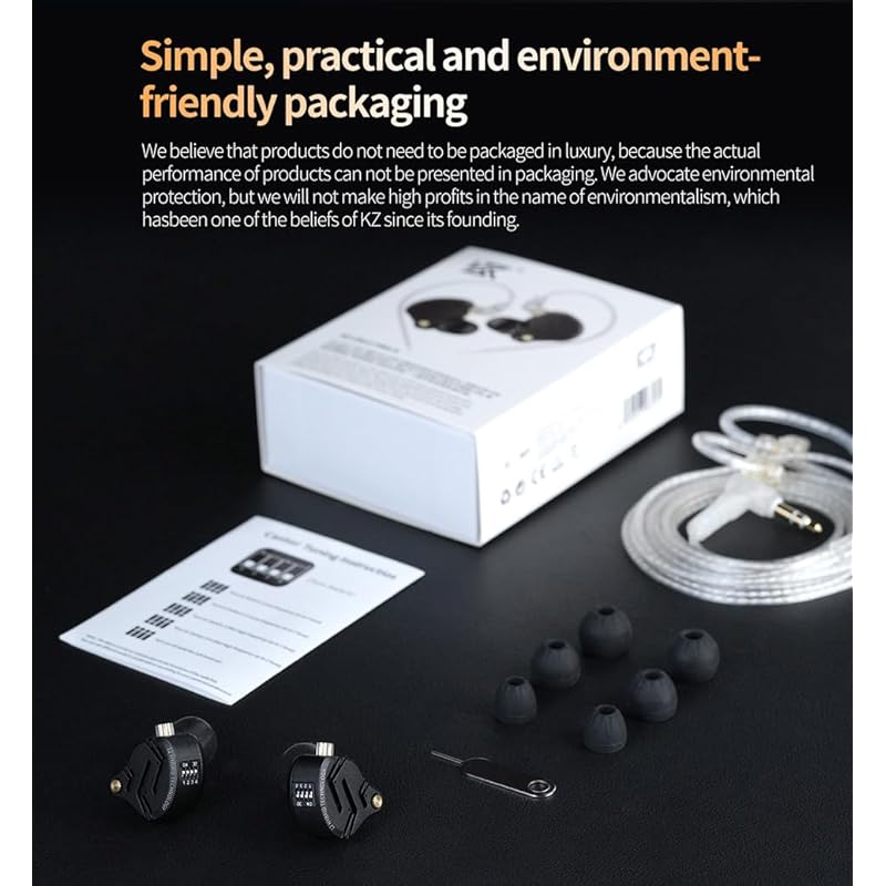 KZ ZS12 Pro X Earphones High-end 5BA+1DD Hybrid Earphones Wired Canal Type Ear Monitor Ear Hook High Sound Insulation HIFI Sound Quality All Metal