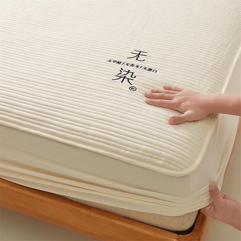 Хлопковый комплект из 4 предметов: покрывало, чехол для кровати, наволочка, стирающийся домашний текстиль