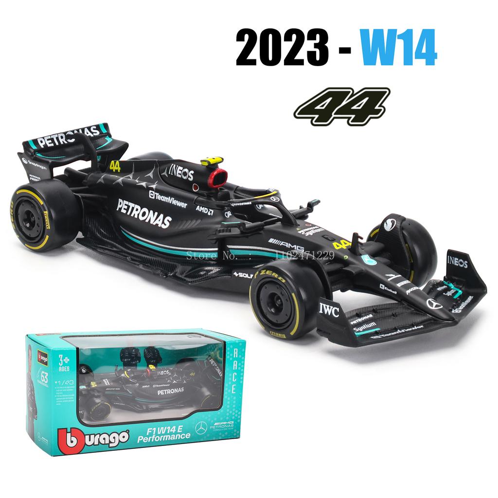Ббураго 1:43 НОВЫЙ 2023 Команда Alpine F1 A523 №10 Пьер Гасли №31 Эстебан Окон Формула-1 Сплав Супер Игрушка Литая модель автомобиля
