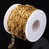 1meter Flat Geometric Heart Round Square Design Necklaces Chain Stainless Steel Link Chains DIY Bracelets Jewelry Making Chains