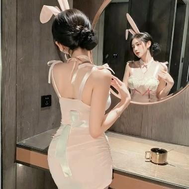 New cute erotic underwear pure desire bunny girl with steel ring small chest big flirting uniform free suit